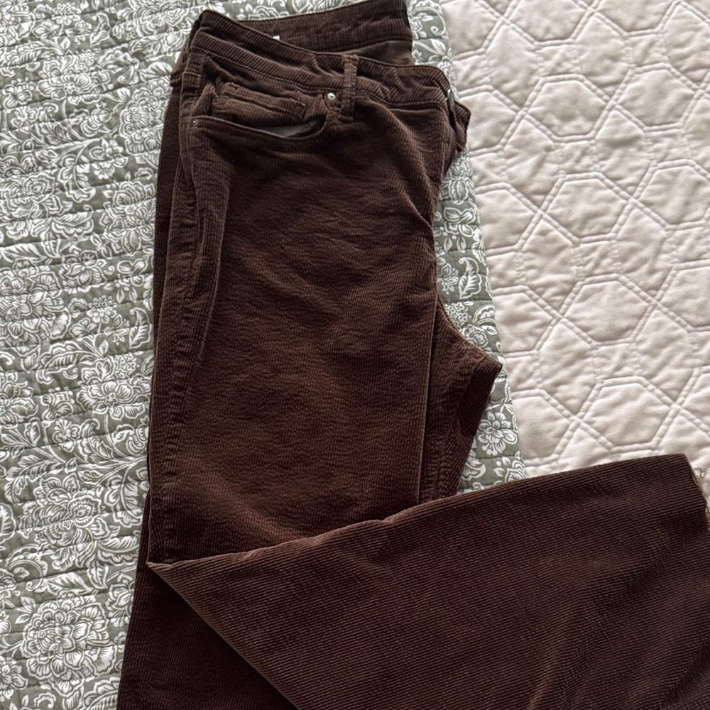 Kut from the Kloth Dark Brown Corduroy Flare Jeans